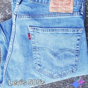 Levi's 505's Size 34x30 - EUC!
